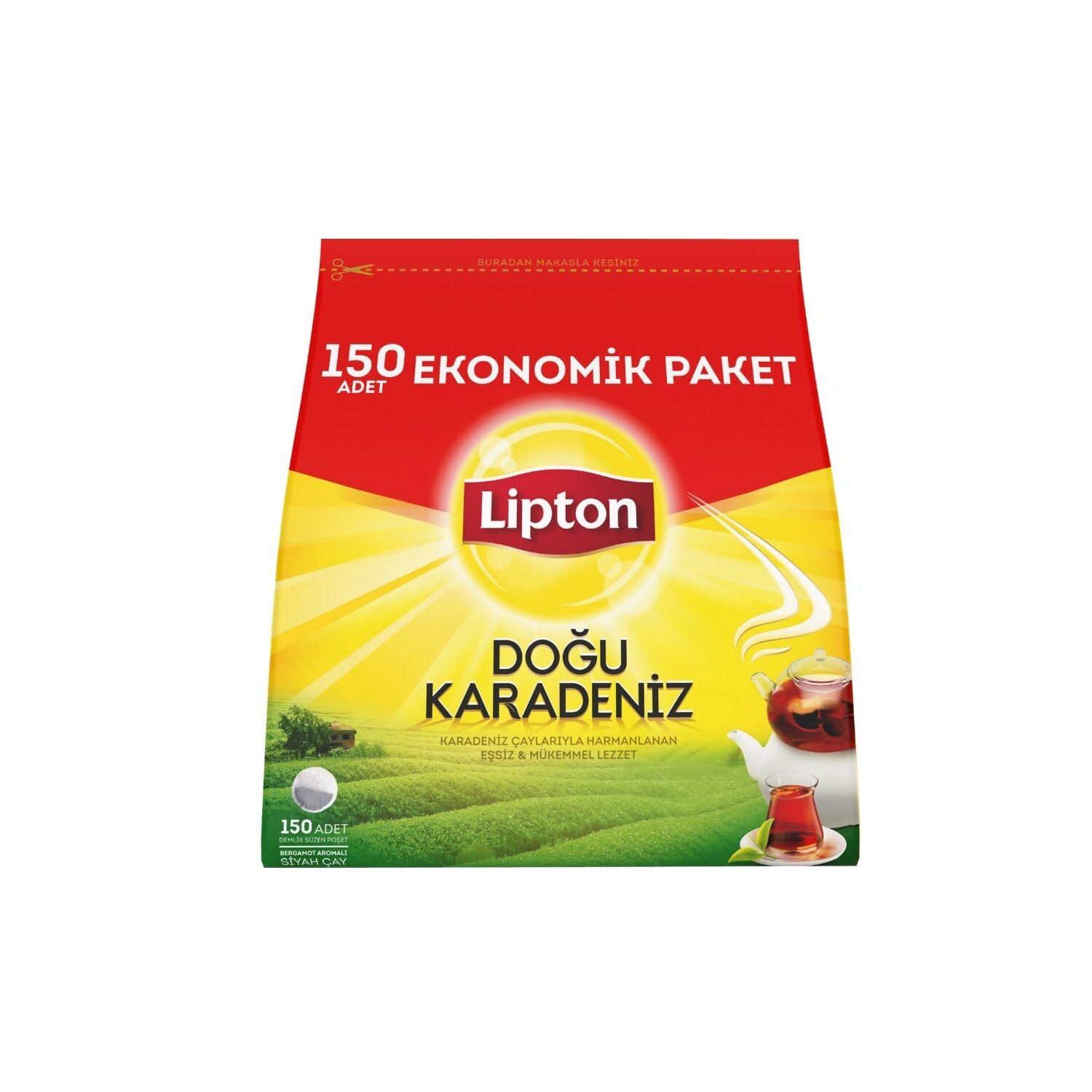 LİPTON DEMLİK DOĞU KARADENİZ 150'Lİ 480G KİLİTLİ POŞET 1*8