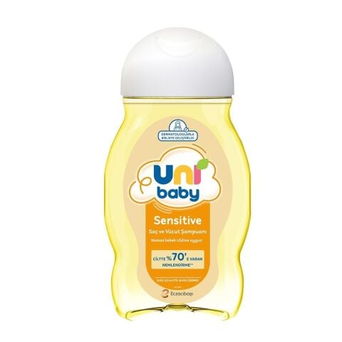 UNİ B.ŞAM.200ML SAÇ VE VÜCUT ŞAMPUANI SENSITIVE HASSAS 1*24