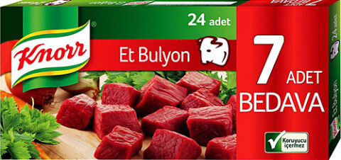 KNORR BULYON 24LÜ ET AROMALI 12LT 24*10 (240GR) 1*32