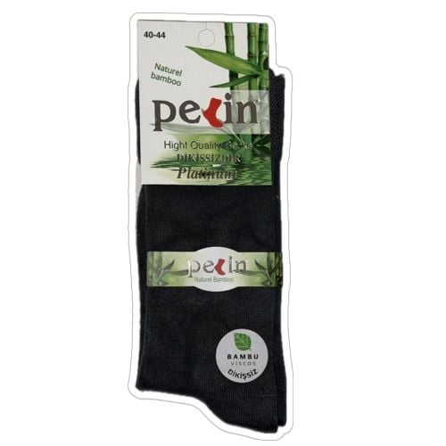 HELVACI ÇORAP ERKEK PELİN BAMBU PLATİNUM DİKİŞSİZ 40-44 1*12