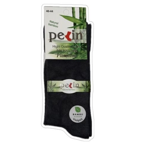 HELVACI ÇORAP ERKEK PELİN BAMBU PLATİNUM DİKİŞSİZ 40-44 1*12