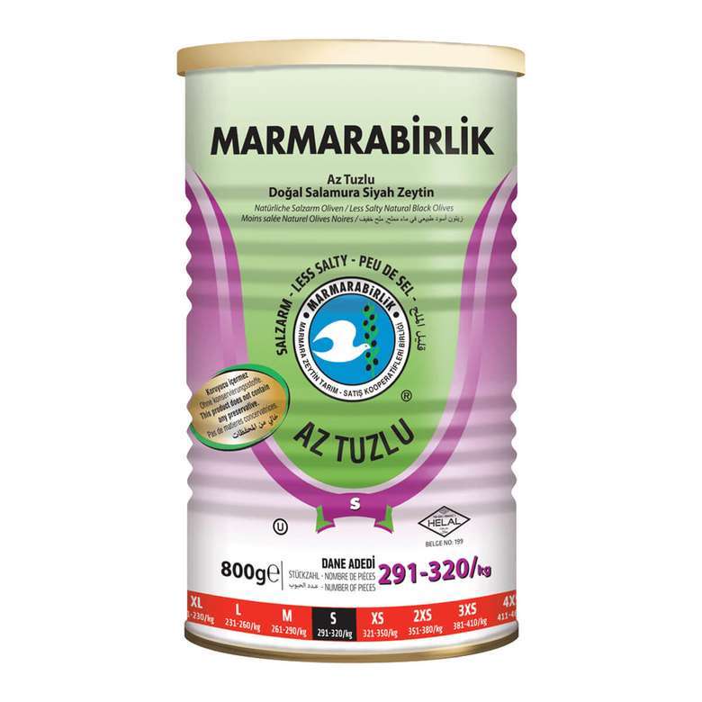 MARMARA BİRLİK AZ TUZLU HUSUSİ 800GR TNK S(291-320) 1*6