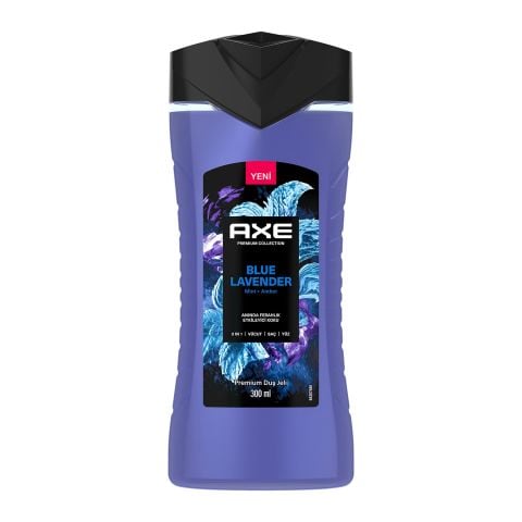 AXE DUŞ JELİ 300ML PREMİUM 3İN1 BLUE LAVENDER 1*12