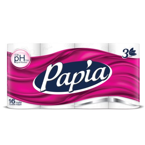 PAPİA TUVALET KAĞIDI 16'LI 1*3