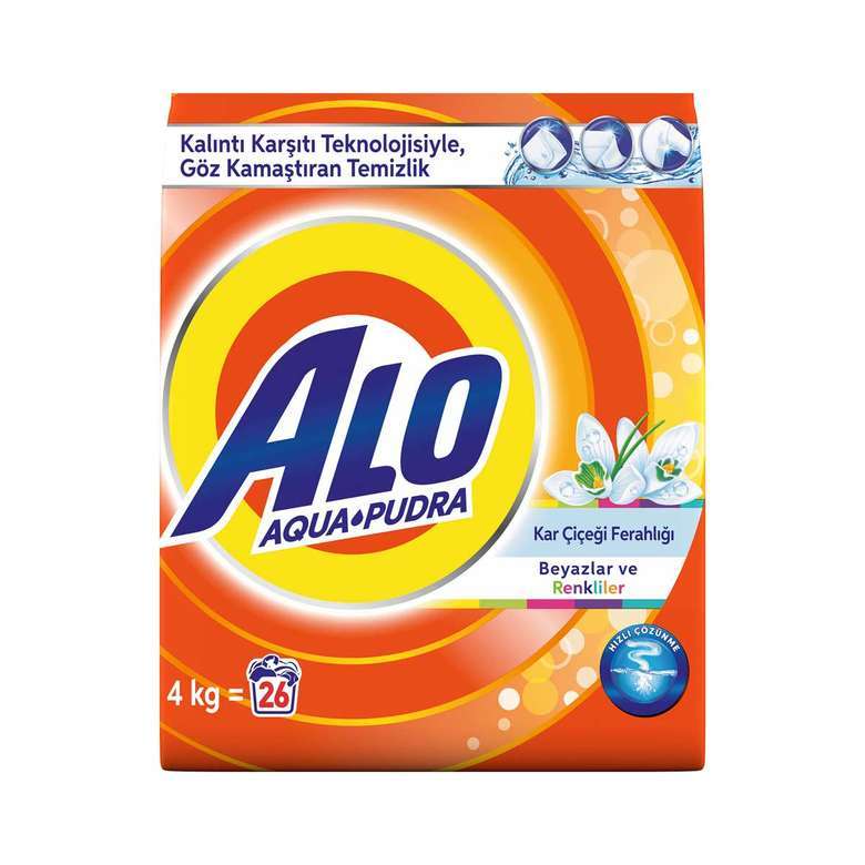 ALO M.4KG AQUA PUDRA KAR ÇİÇEĞİ BEYAZ&RENKLİLER 1*1