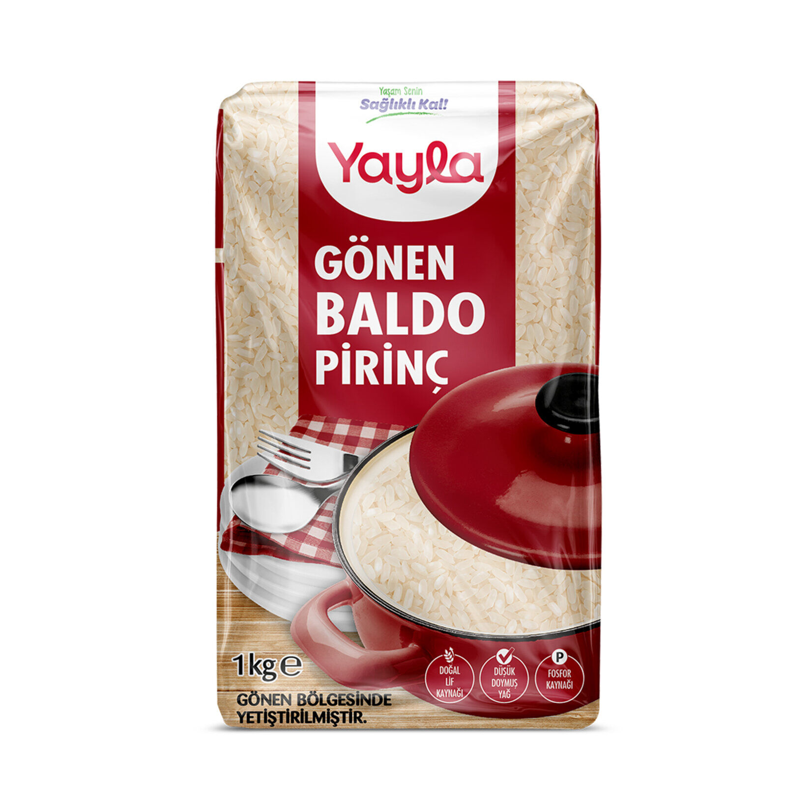 YAYLA PİRİNÇ 1KG GÖNEN BALDO 1*16