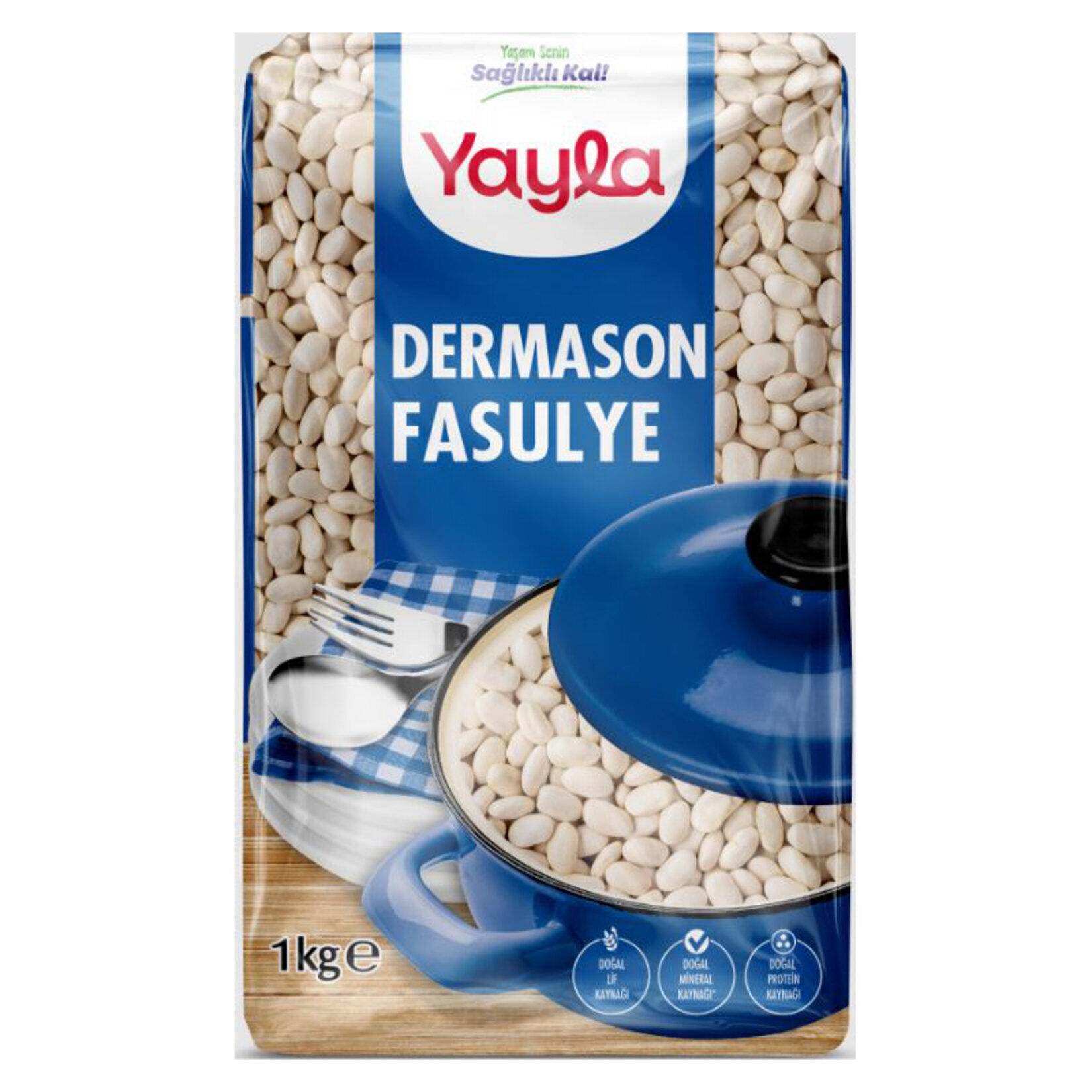 YAYLA FASULYE 1KG DERMASON 1*16