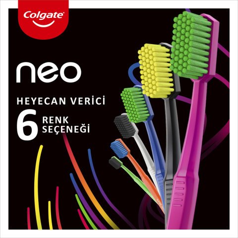COLGATE DİŞ FIRÇASI NEO SİYAH ORTA 2548 1*12