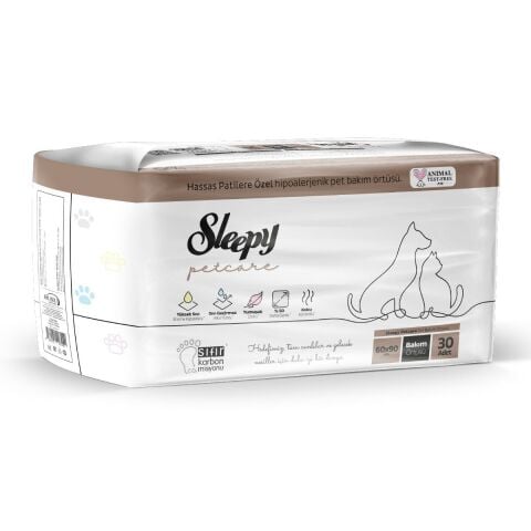 SLEEPY PETCARE BAKIM ÖRTÜSÜ 60*90CM 30'LU EVCİL HAYVAN 1*4