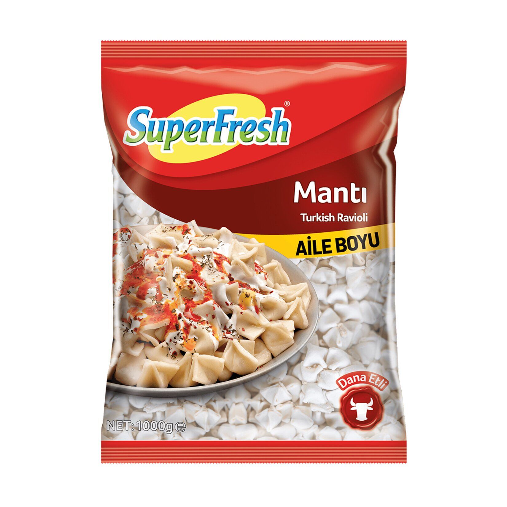 SÜPERFRESH MANTI AİLE BOYU 1000GR