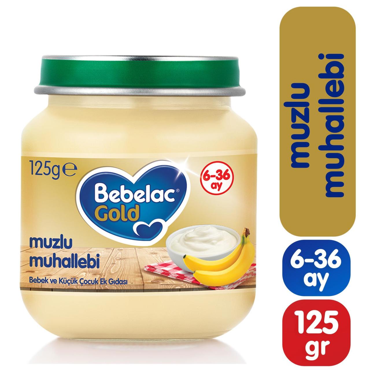 BEBELAC CAM 125G MUZLU MUHALLEBİ 1*6