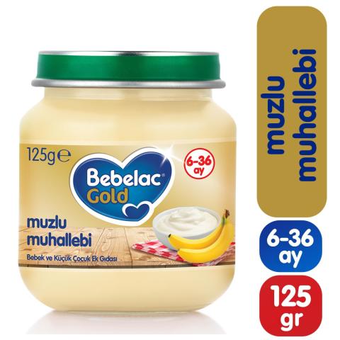 BEBELAC CAM 125G MUZLU MUHALLEBİ 1*6