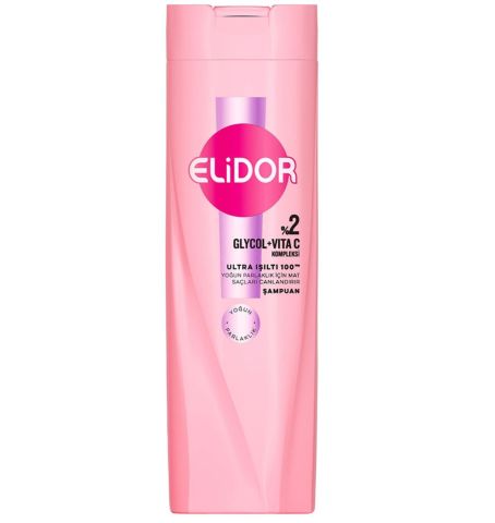ELİDOR ŞAMPUAN 400ML ULTRA IŞILTI GLYCOL+ VITA C KOMPLEKSİ YOĞUN PARLAK 1*18