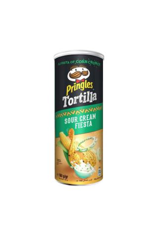PRİNGLES TORTİLLA 160GR SOUR CREAM FIESTA 1*18