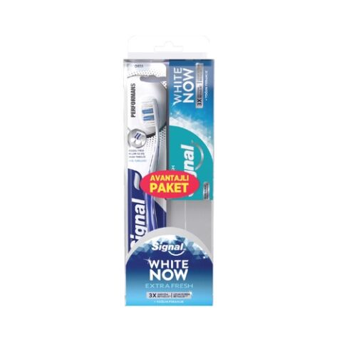 SİGNAL DİŞ MACUNU+ FIRÇA 50ML WHITE NOW EXTRA FRESH+ PERFORMANCE 1*8