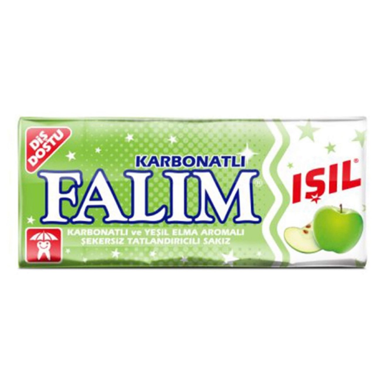 KENT SAKIZ FALIM 5Lİ IŞIL KARBONATLI YEŞİL ELMALI 8GR 1*20