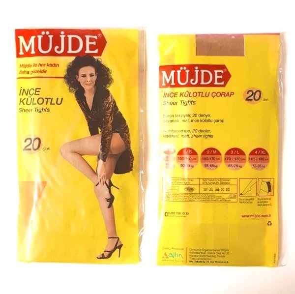 MÜJDE K.NO:87 BEDEN:2 KÜLOTLU ÇORAP 1*6