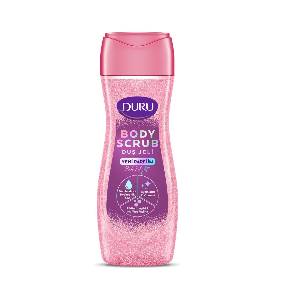 DURU DUŞ J.450ML BODY SCRUB PİNK DELİGHT 1*12