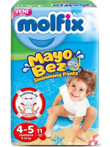 MOLFİX MAYO BEZ 4-5 NUMARA 9-15KG 11'Lİ 1*12