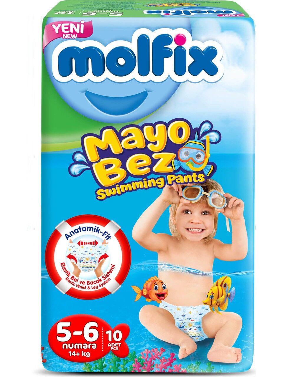 MOLFİX MAYO BEZ 5-6 NUMARA 14+KG 10'LU 1*12