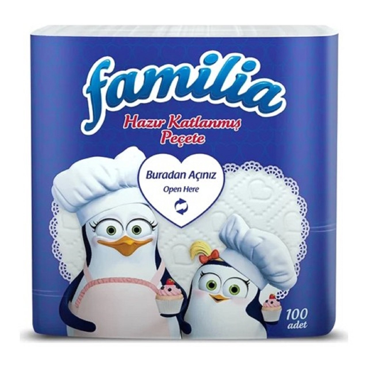 FAMİLİA P.100'LÜ KATLI PEÇETE 1*24