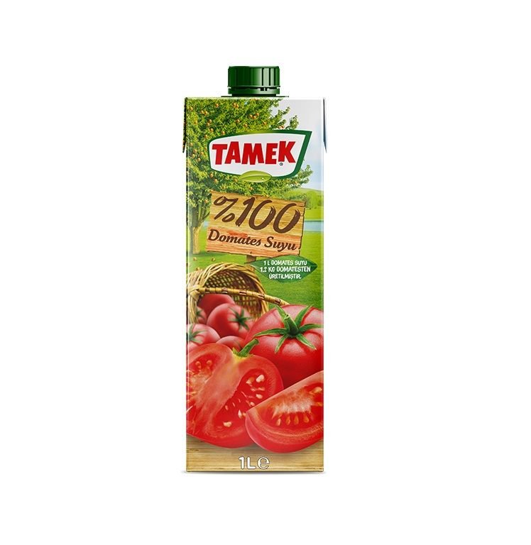 TAMEK MEYVE SUYU 1L.M.%100 DOMATES SUYU TETRA 1*12