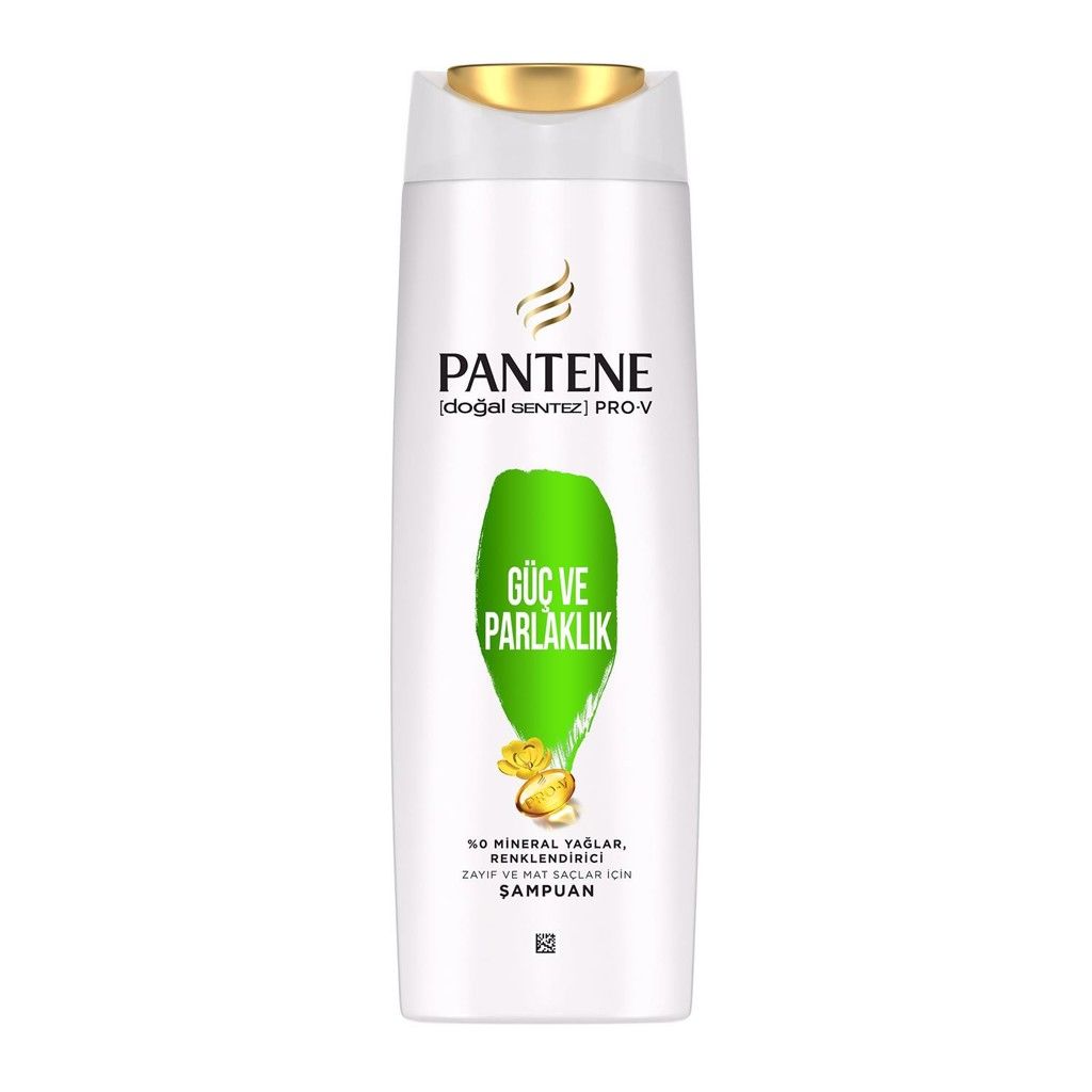 PANTENE ŞAMPUAN 350ML GÜÇ VE PARLAKLIK ZAYIF VE MAT SAÇ 1*6