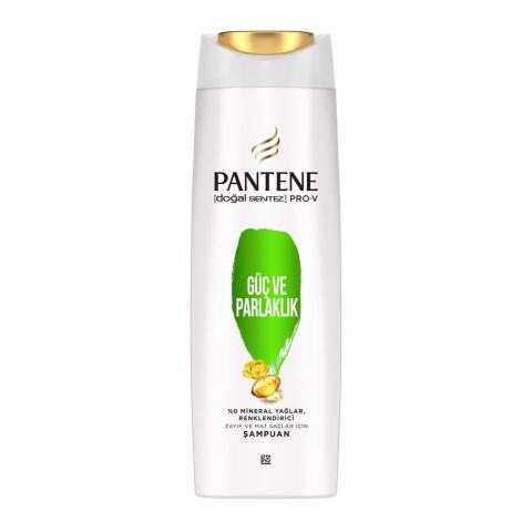 PANTENE ŞAMPUAN 350ML GÜÇ VE PARLAKLIK ZAYIF VE MAT SAÇ 1*6