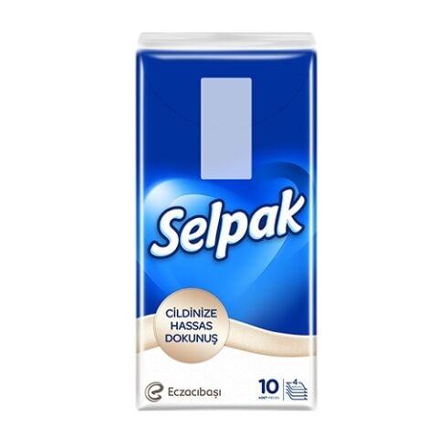 SELPAK MENDİL TEK KAŞMİR ÖZLÜ 10'LU 4KAT 1*300