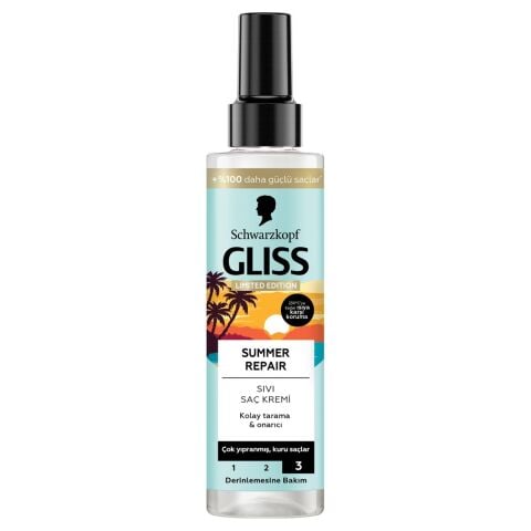 GLISS S.KR.SPR.200ML SUMMER REPAIR ÇOK YIPRANMIŞ KURU SAÇ 1*6