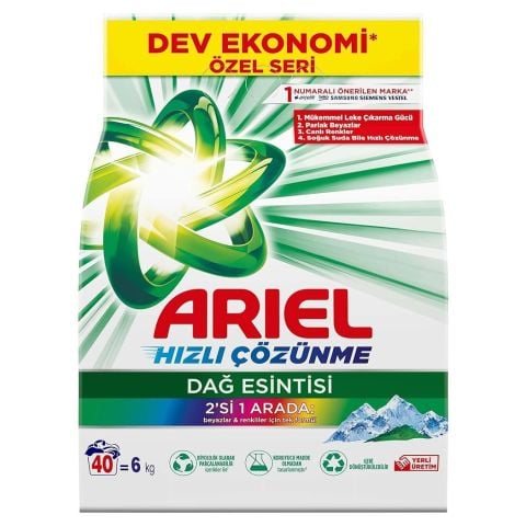 ARİEL M.6KG RENKLİ-BEYAZ 1*1