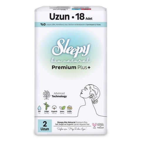 SLEEPY PED BİO SÜPER PREMİUM 2UZUN 18'Lİ 1*16