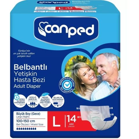 CANPED HASTA BEZİ BB YETİŞKİN BÜYÜK 14'LÜ BELBANTLI 1*3