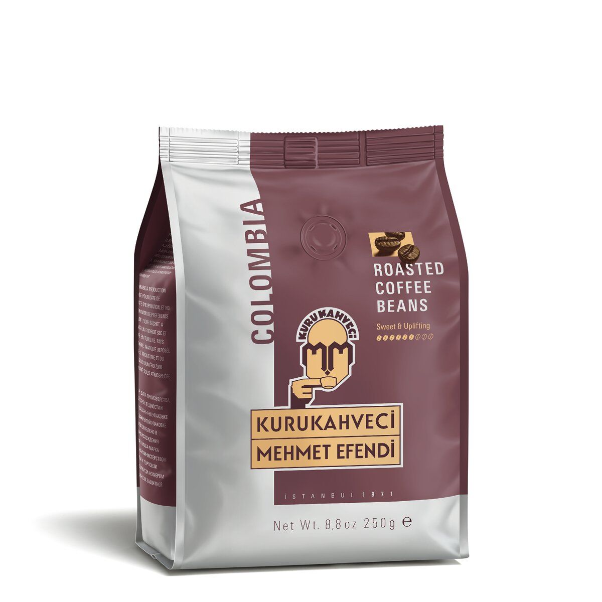 MEHMET EFENDİ 250G ÇEKİRDEK KAHVE COLOMBİA 1*12