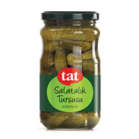 TAT TURŞU KORNİŞON SALATALIK CAM 680GR 1*12