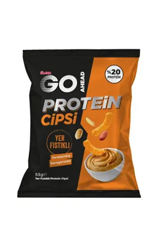 ÜLKER B.GO AHEAD PROTEİN CİPSİ YER FISTIKLI 55GR 1074-04 1*12