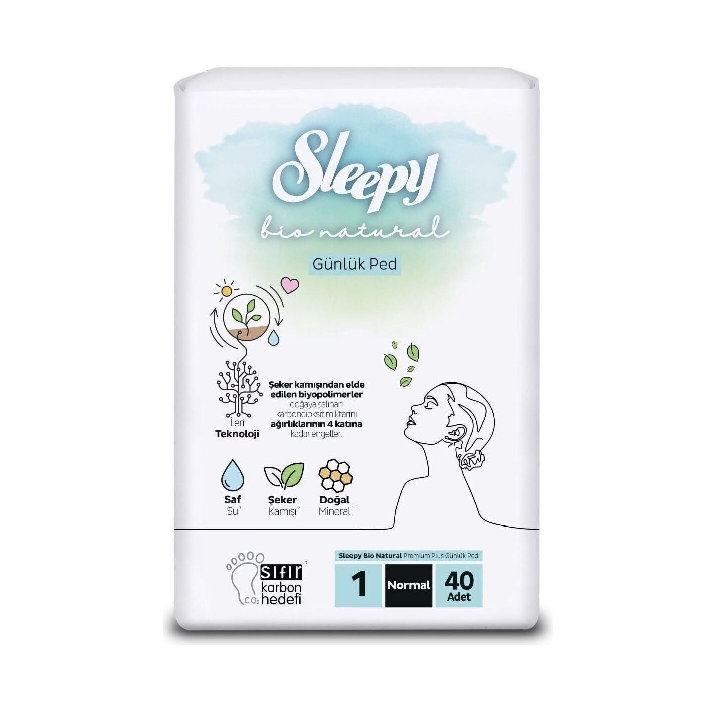 SLEEPY PED BİO GÜNLÜK 1NORMAL 40'LI 1*24