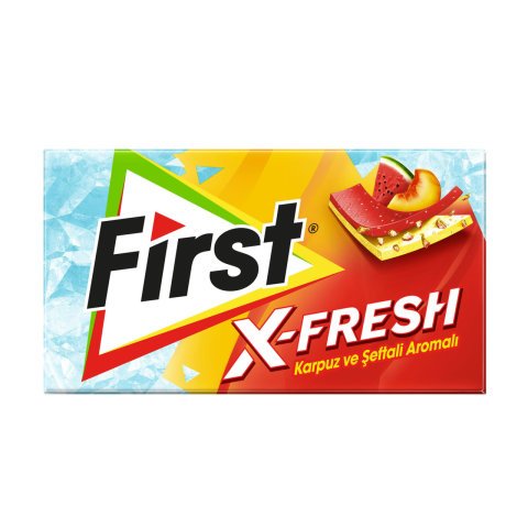 KENT SAKIZ FİRST CÜZDAN X-FRESH KARPUZ ŞEFTALİ 27GR 1*12