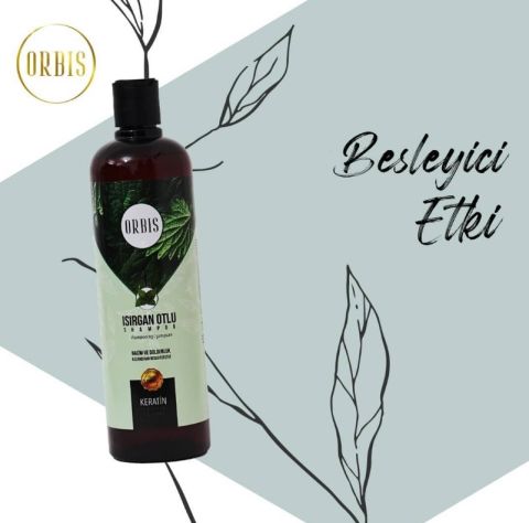 ORBIS ŞAMPUAN 700ML+700ML ISIRGAN OTLU HACİM VE DOLGUNLUK 1*7