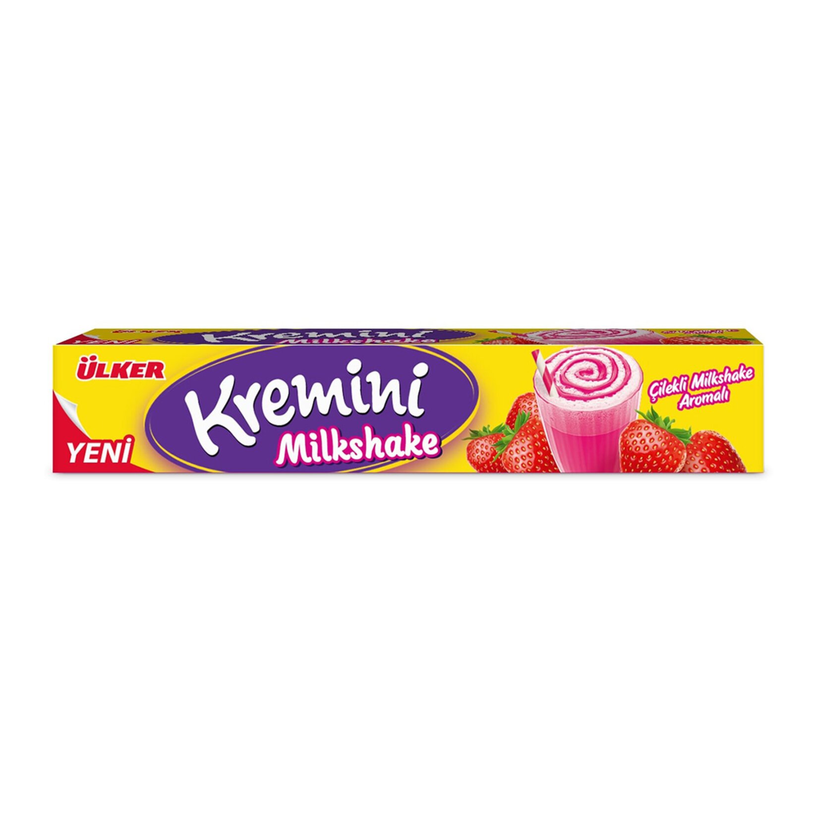 ÜLKER Ş.KREMİNİ  ÇİLEKLİ MİLKSHAKE 41GR 537-00 1*12*20