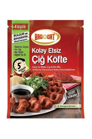 BAĞDAT .ÇİĞ KÖFTE KARIŞIMI  ETSİZ 120GR 1*12