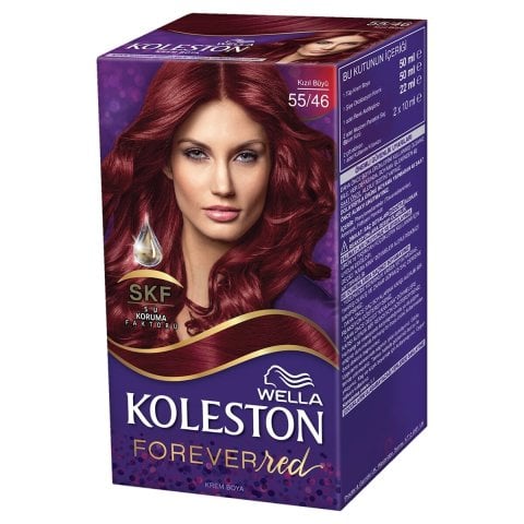 KOLESTON SET K.55/46 FOREVER RED KIZIL BÜYÜ 1*18