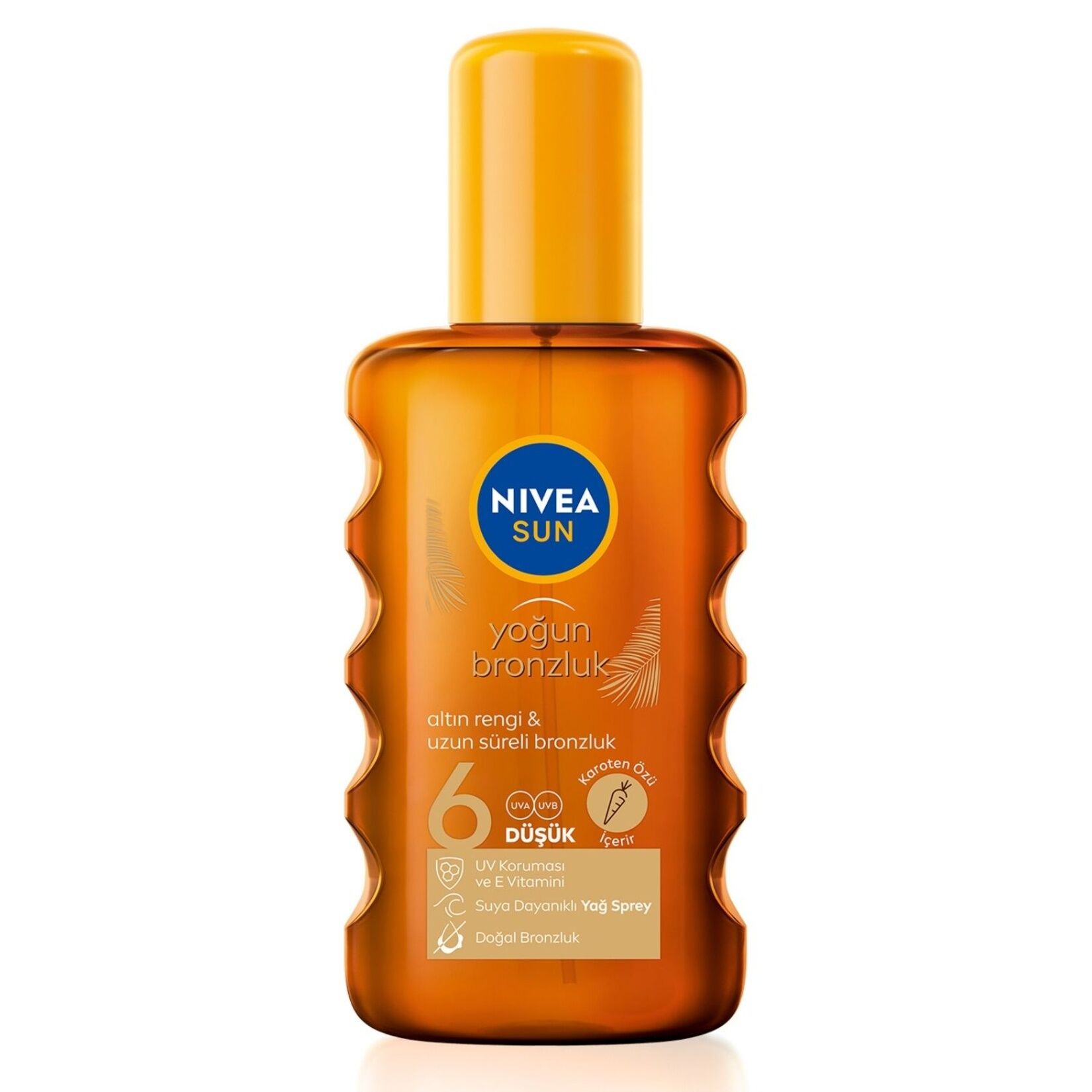 NIVEA SUN BRONZ 6 DÜŞÜK YAĞ SPREYİ 200ML 80403 1*12