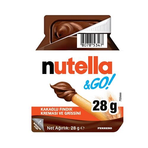 NUTELLA&GO 28GR K.FIN.KR.&GRİSSİNİ 1*12