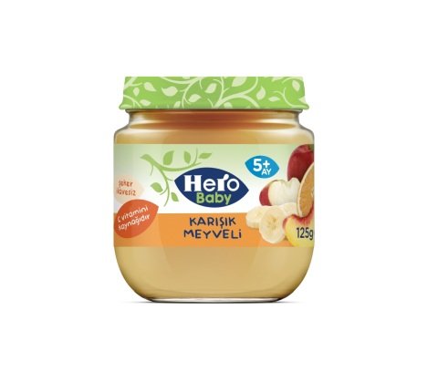 HERO BABY CAM 125GR. KARIŞIK MEYVE 5564-02  1*12