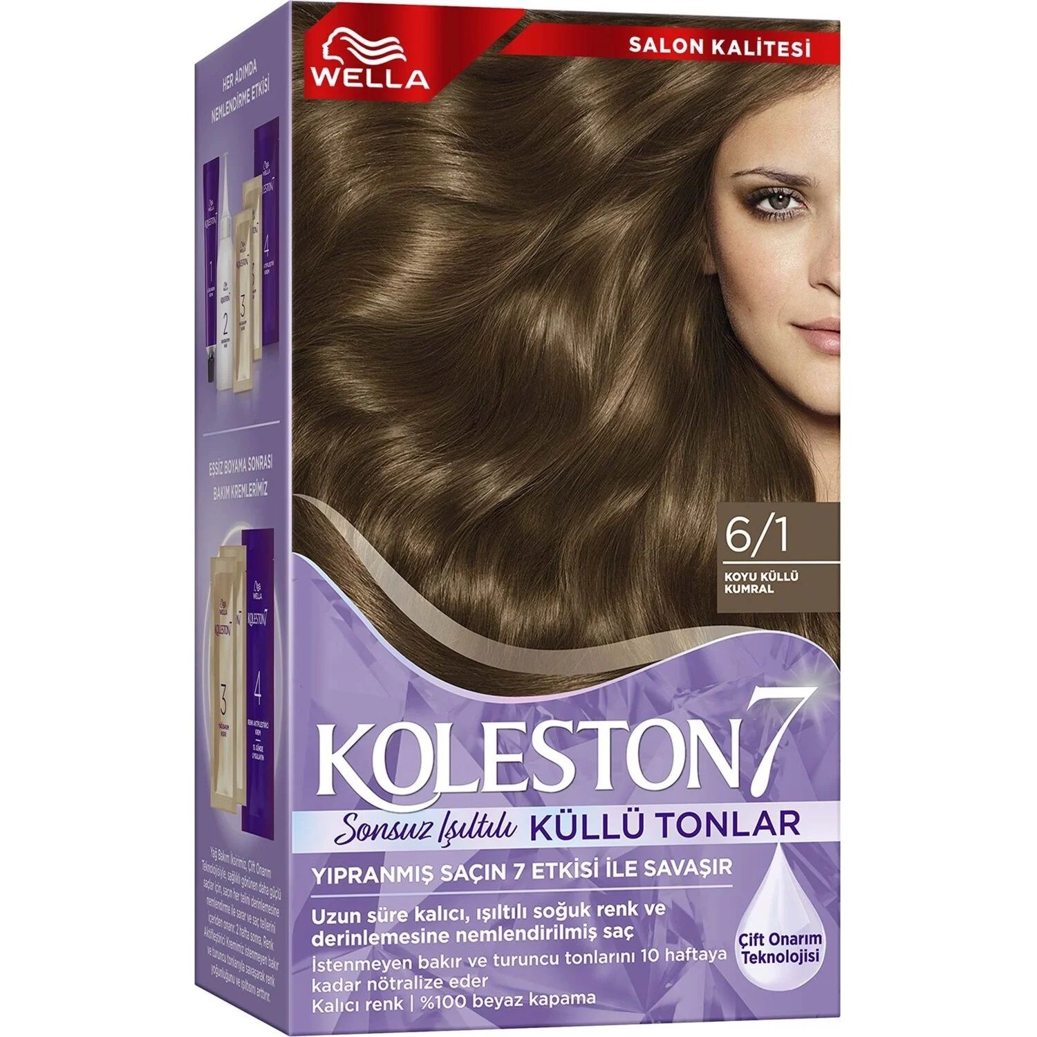 KOLESTON SET KÜLLÜ 6/1 KOYU KÜLLÜ KUMRAL 1*18