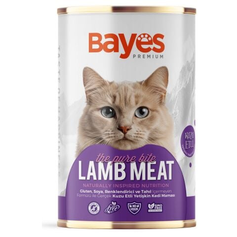 KEDİ M.BAYES 400G KUZU ETLİ YETİŞKİN TNK 1*12
