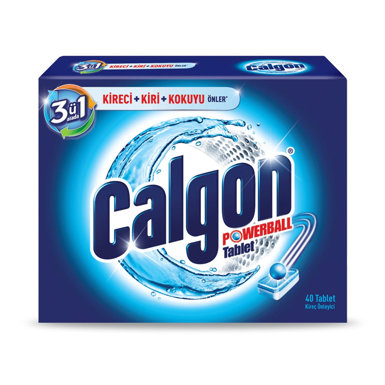 CALGON TABLET 40'LI KİREÇ ÖNLEYİCİ 1*5
