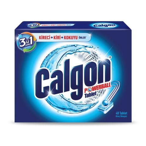 CALGON TABLET 40'LI KİREÇ ÖNLEYİCİ 1*5