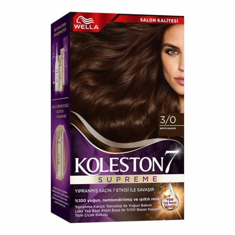 KOLESTON SET 3/0 KOYU KAHVE SUPREME 1*18